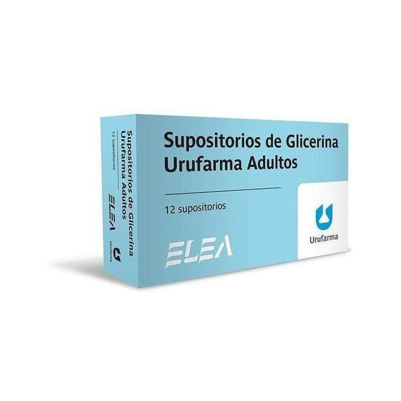 Supositorios Glicerina Adulto Urufarma X 12 Uniades