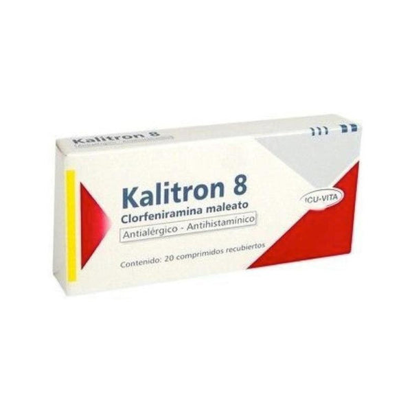 Kalitron 8 Mg X 20 Comprimidos