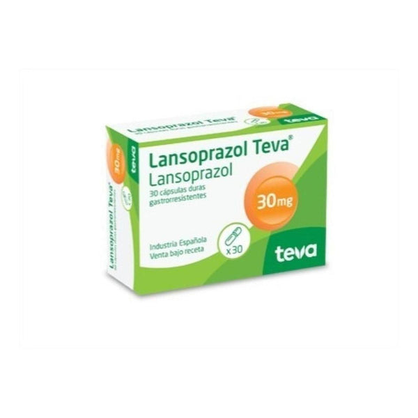 Lansoprazol Teva 30 Mg 30 Cápsulas