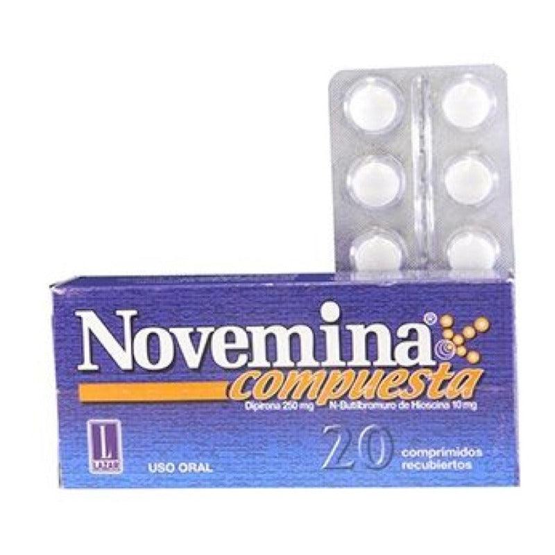 Novemina Compuesta 20 Comprimidos | Dipirona - Farmacia Rex