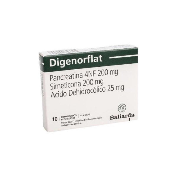 Digenorflat X 10 Comprimidos