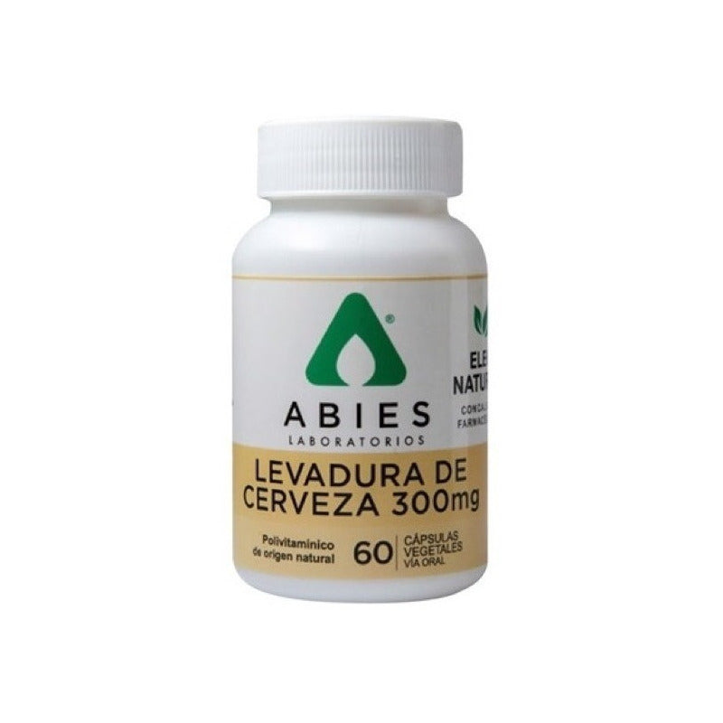 Levadura De Cerveza 300mg Abies 60 Cápsulas - Farmacia Rex