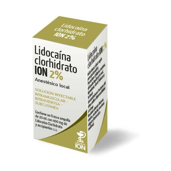 Lidocaina Ion 2% 20 Ml