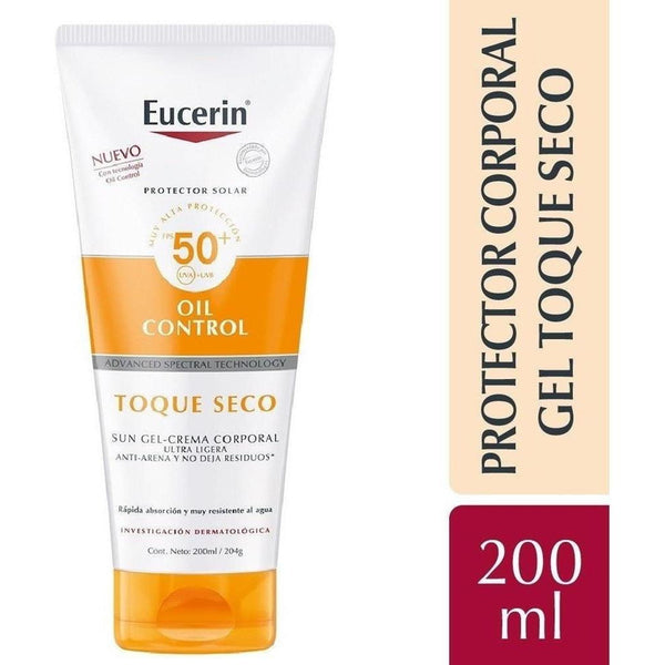 Eucerin Protector Solar Oil Control Toque Seco Gel-crema Cor