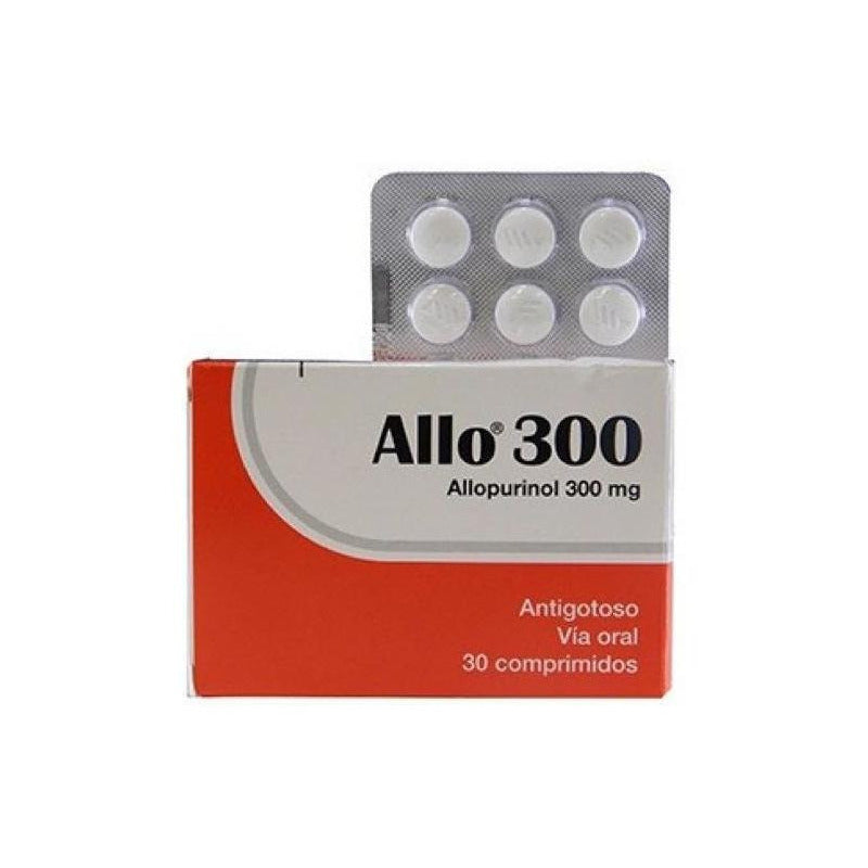 Allopurinol Efa 300mg X 30 Comrimidos