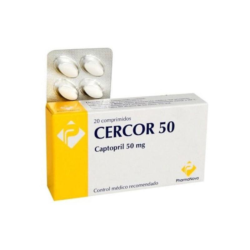 Cercor 50 Mg X 20 Comprimidos - Farmacia Rex