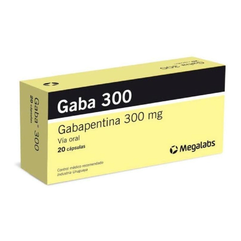 Gaba 300 Mg 20 Cápsulas | Gabapentina