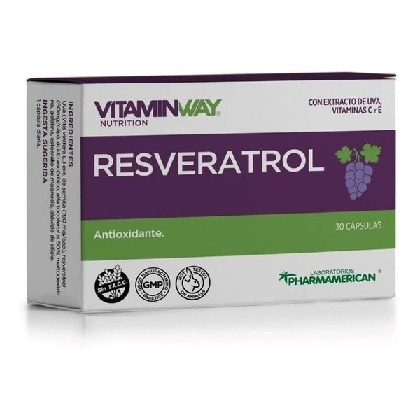 Resveratrol 30 Cápsulas Vitaminway | Antioxidante