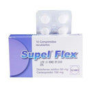 Supel 50 Mg Flex 10 Comprimidos |diclofenac + Carisoprodol