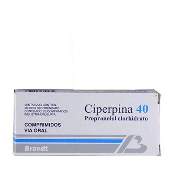 Ciperpina 40 Mg  40 Comprimidos - Farmacia Rex