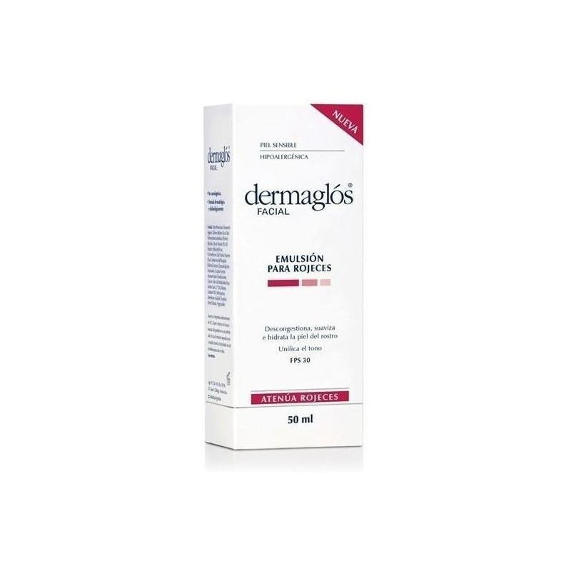 Dermaglos Rojeces Atenua Rosacea Emulsion Suaviza