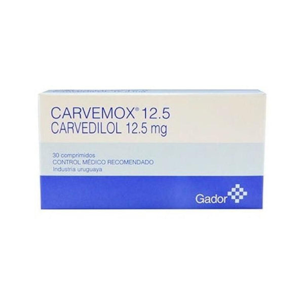 Carvemox 12.5 Mg  30 Comprimidos