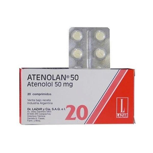 Atenolan Lazar 50 X 20 Comprimidos