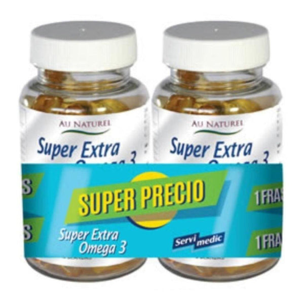 Super Extra Omega 3 Servimedic Pack 30 + 30 Cápsulas