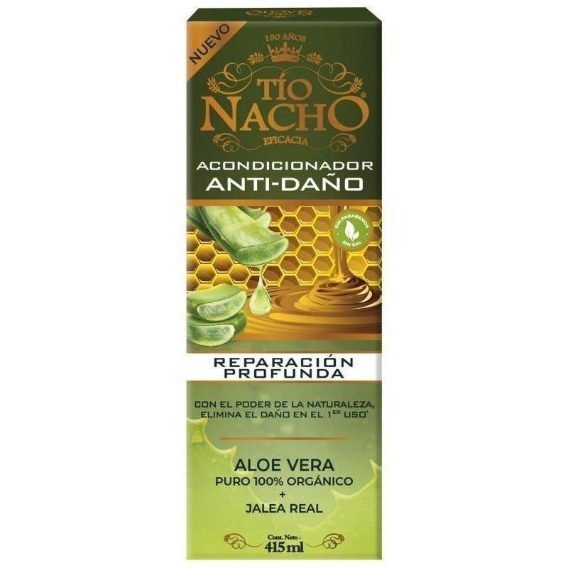 Tío Nacho Acondicionador Reparación De Daño Aloe Vera 415ml