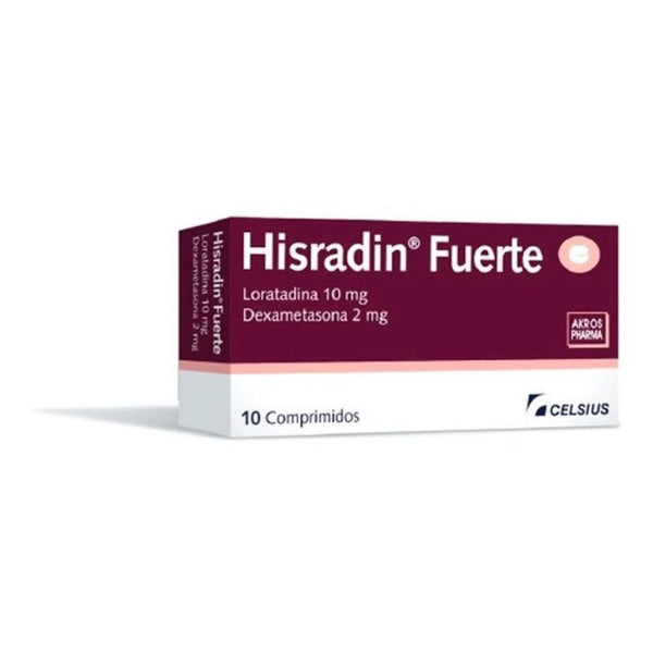 Hisradin Fuerte 10 Comprimidos