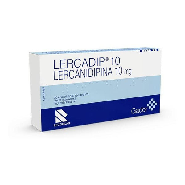 Lercadip 10 Mg 30 Comprimidos