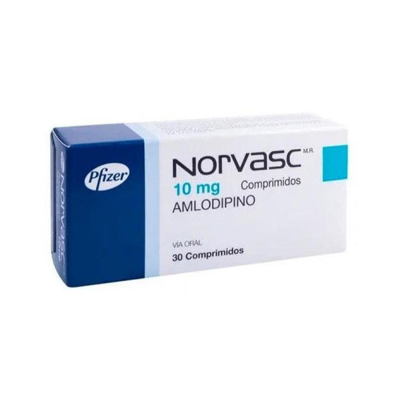 Norvasc 10 Mg  30 Comprimidos