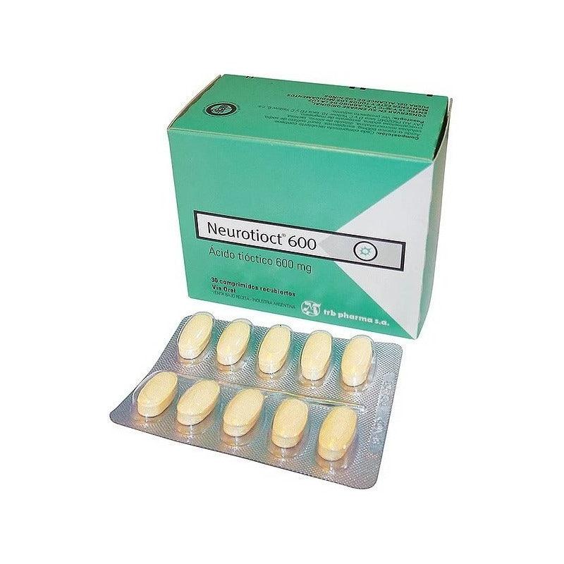 Neurotioct 600 Mg  30 Comp Rec - Farmacia Rex