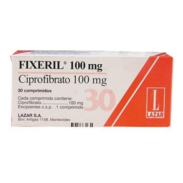 Fixeril 100  30 Comprimidos - Farmacia Rex