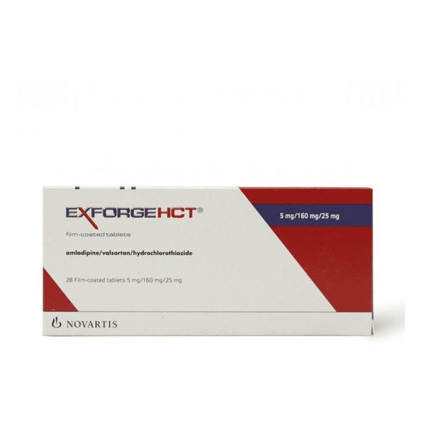 Exforge hct 5/160/25 Mg  28  Comprimidos