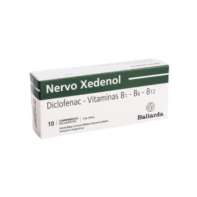 Nervo Xedenol 50 Mg 10 Comprimidos - Farmacia Rex