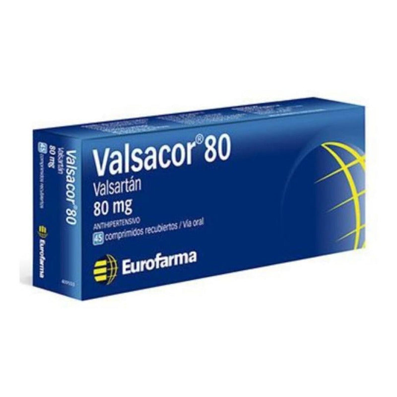 Valsacor 80 Mg 45 Comprimidos | Valsartan
