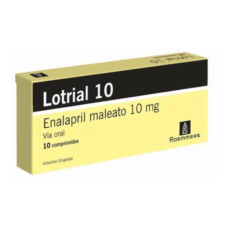 Lotrial 10 Mg 10 Comprimidos