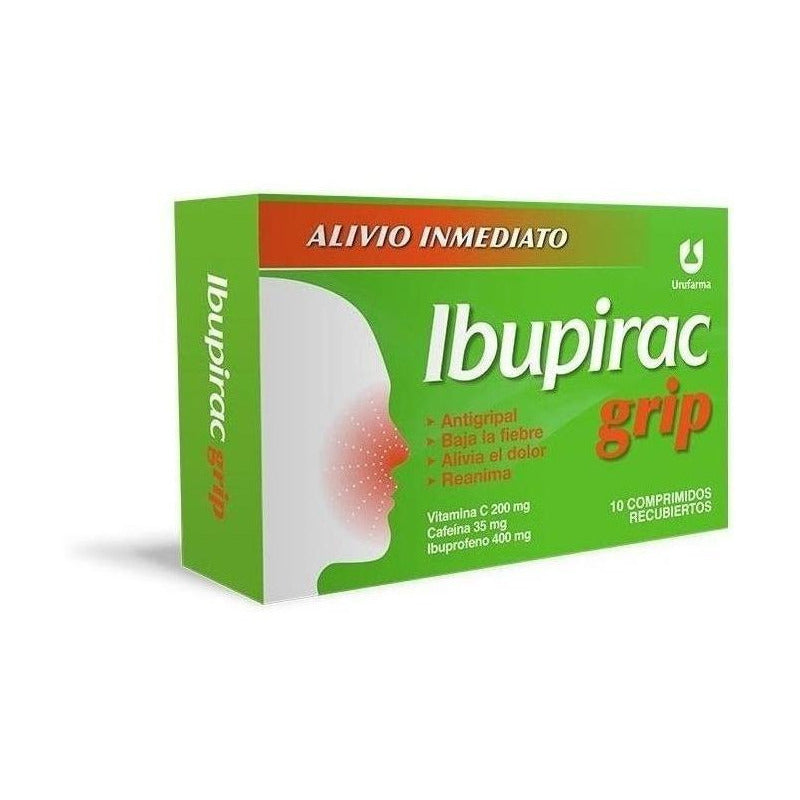 Ibupirac Grip 400 Mg X 10 Comprimidos Recubiertos