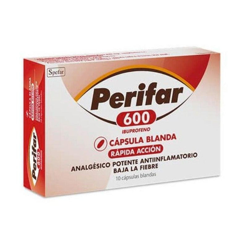 Perifar 600 X 10 Capsulas Blandas