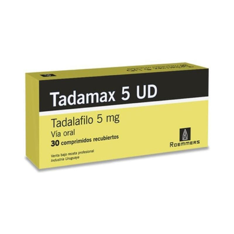 Tadamax Ud 5  Mg X 30 Comprimidos