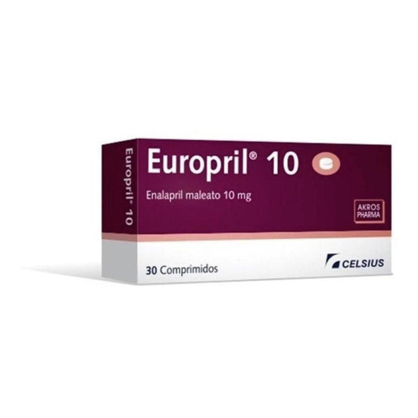 Europril 10 Mgs X 30 Comprimidos | Enalapril