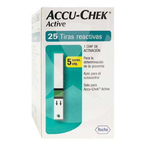 Accu Chek Active 25 Tiras - Farmacia Rex