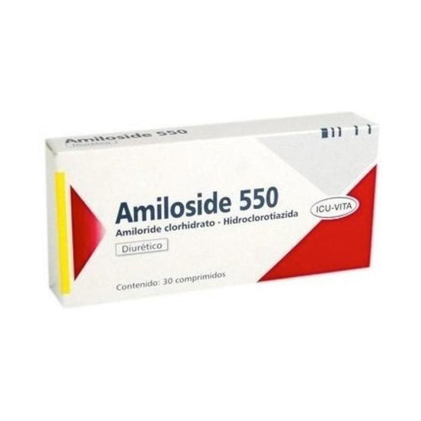 Amiloside 550 Mg 30 Comprimidos